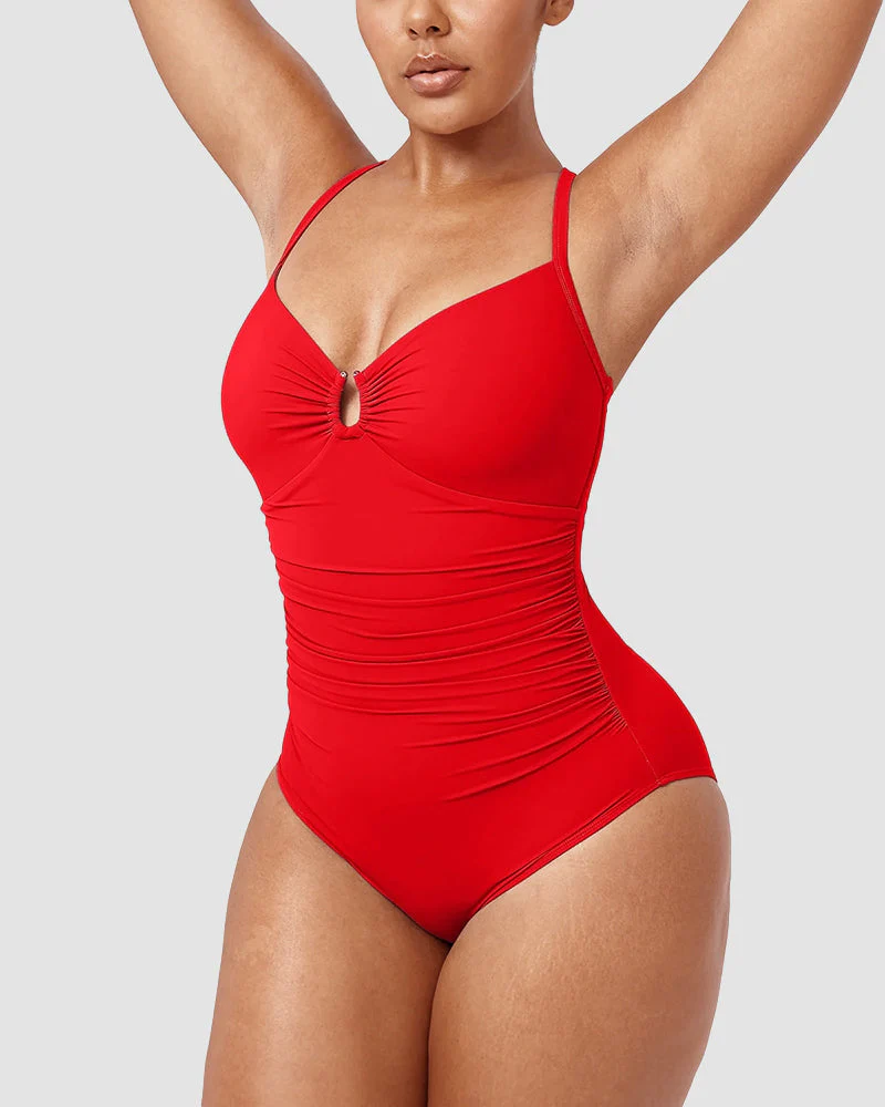 Smart Sculpt U-Ring Cut Out Shaping Swimsuit - Image 12