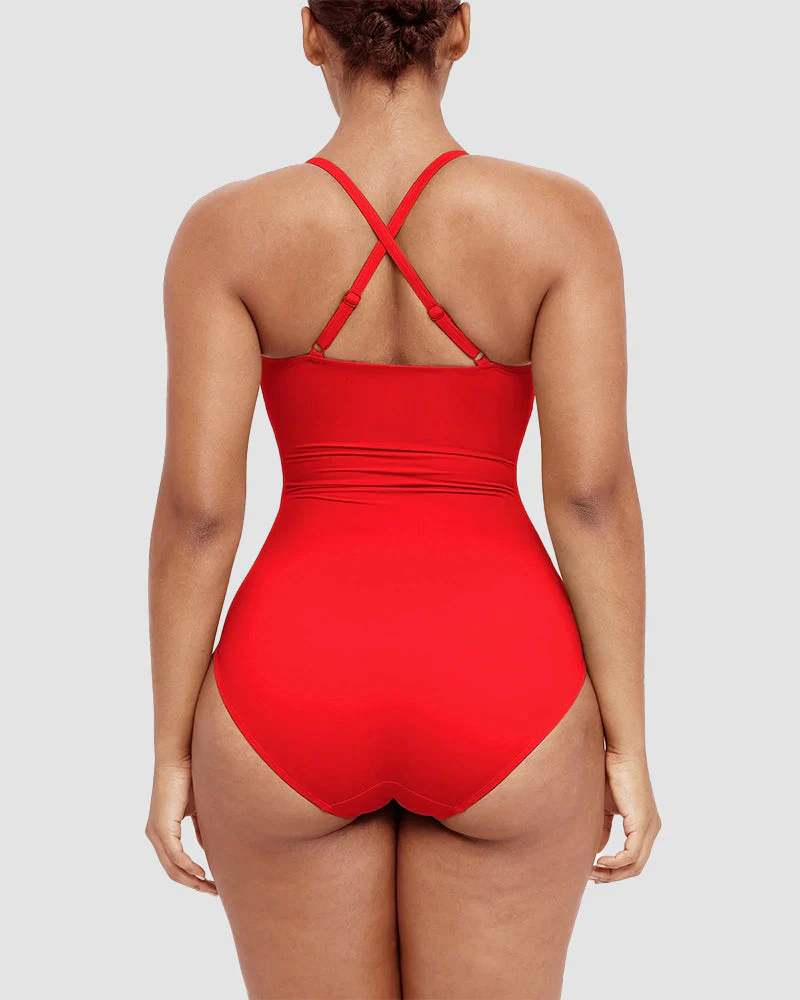 Smart Sculpt U-Ring Cut Out Shaping Swimsuit - Image 14