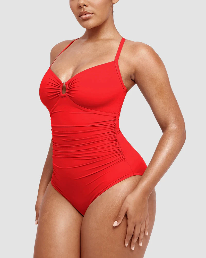 Smart Sculpt U-Ring Cut Out Shaping Swimsuit - Image 15