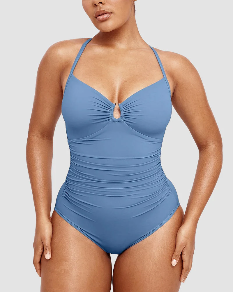 Smart Sculpt U-Ring Cut Out Shaping Swimsuit - Image 2