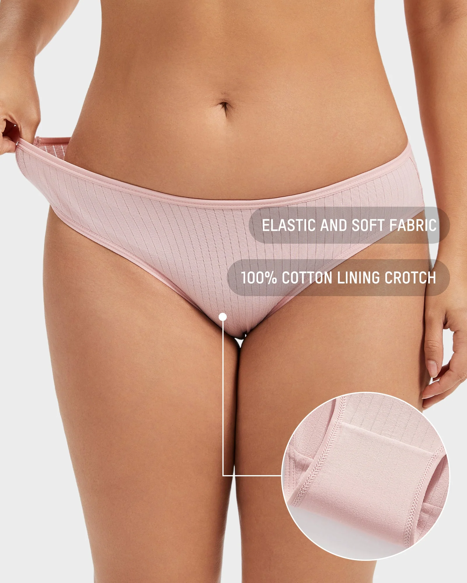 Everyday Comfort Low-Waist Cotton Briefs (4 Pack) - Image 12
