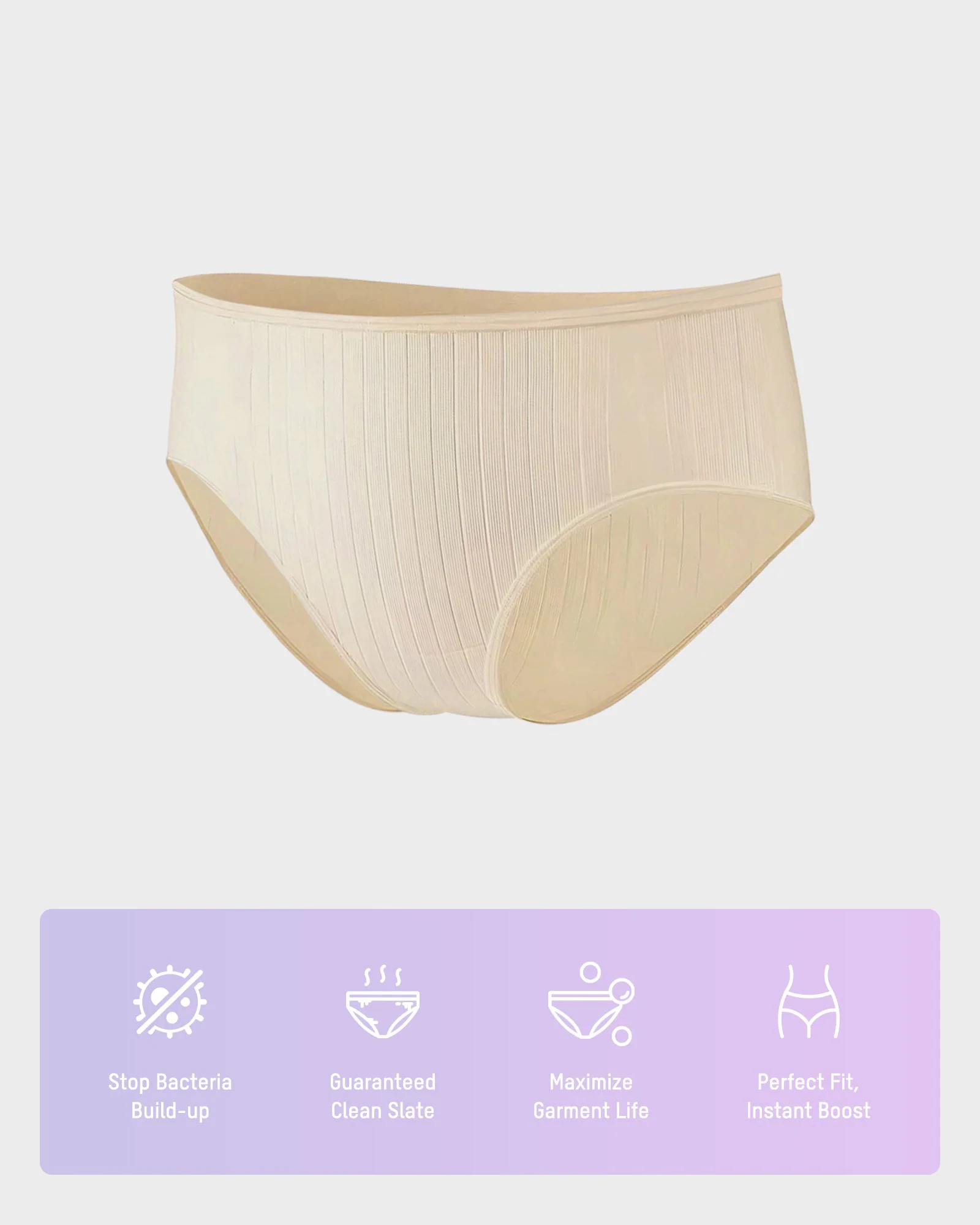 Everyday Comfort Low-Waist Cotton Briefs (4 Pack) - Image 6