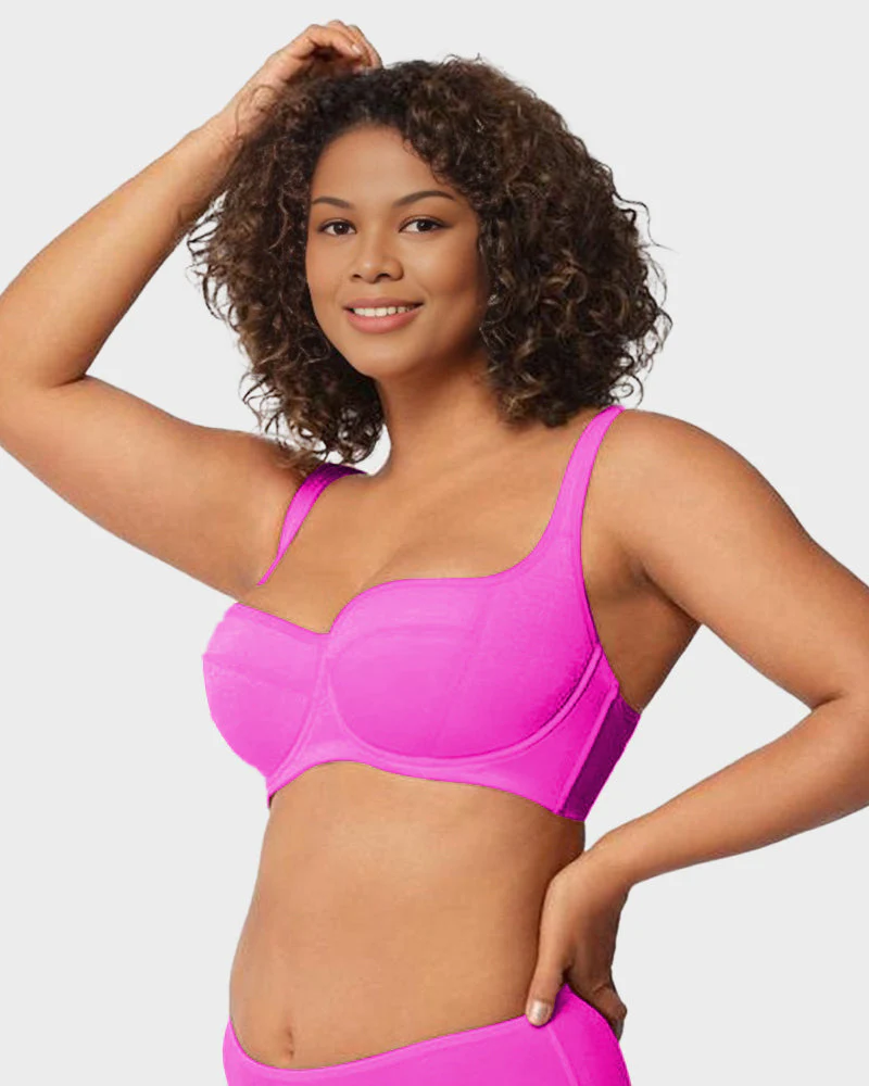 Shimmer Lightly Padded Balconette Bra - Image 3