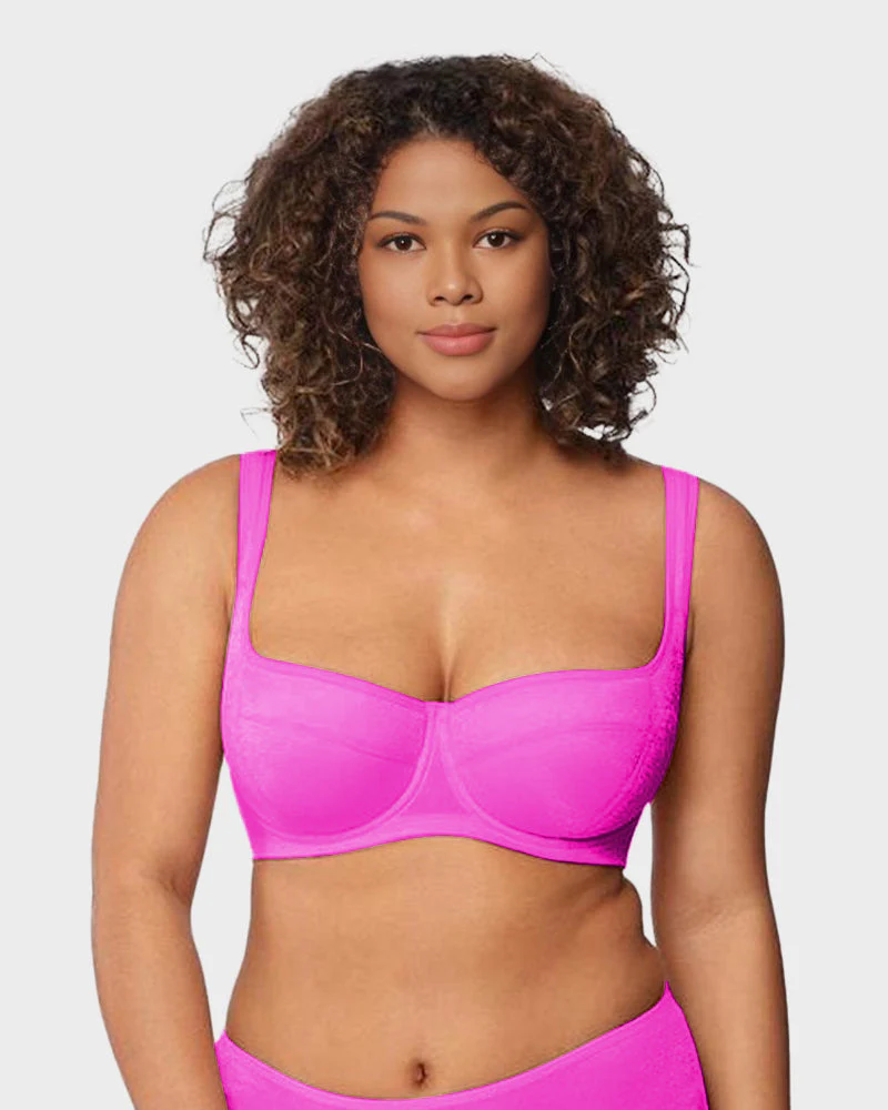 Shimmer Lightly Padded Balconette Bra - Image 4