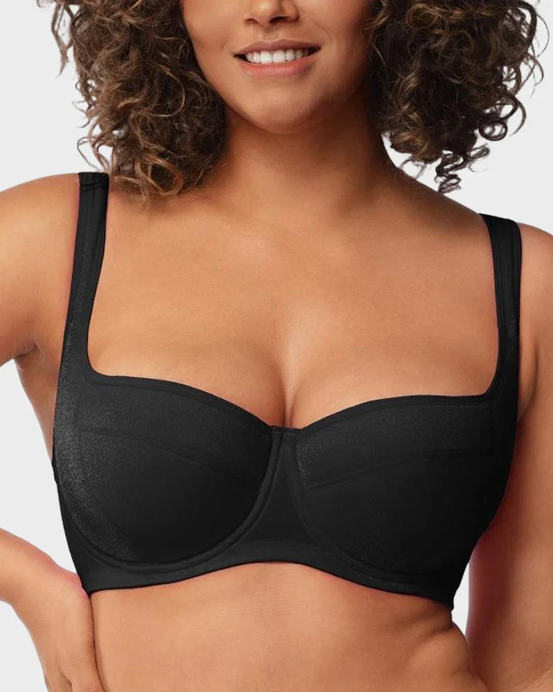 Shimmer Lightly Padded Balconette Bra - Image 7