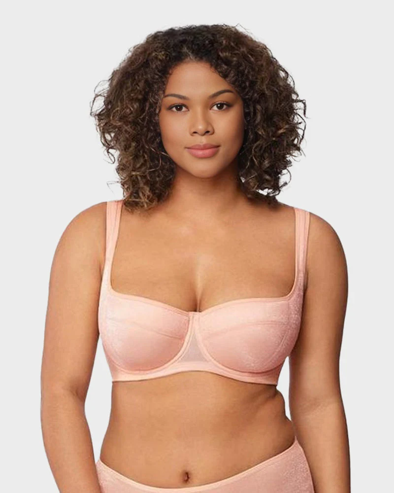 Shimmer Lightly Padded Balconette Bra - Image 9