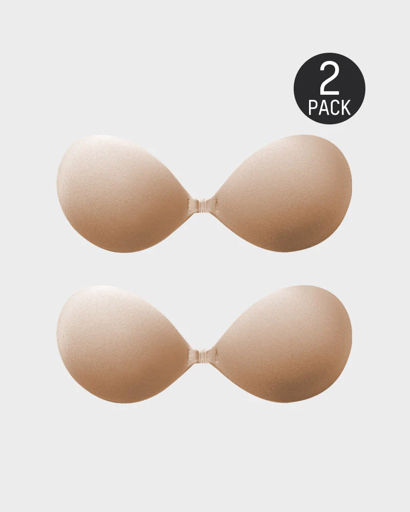 Front Closure Adhesive Invisible Push-Up Bra(2 Pairs) - Image 10