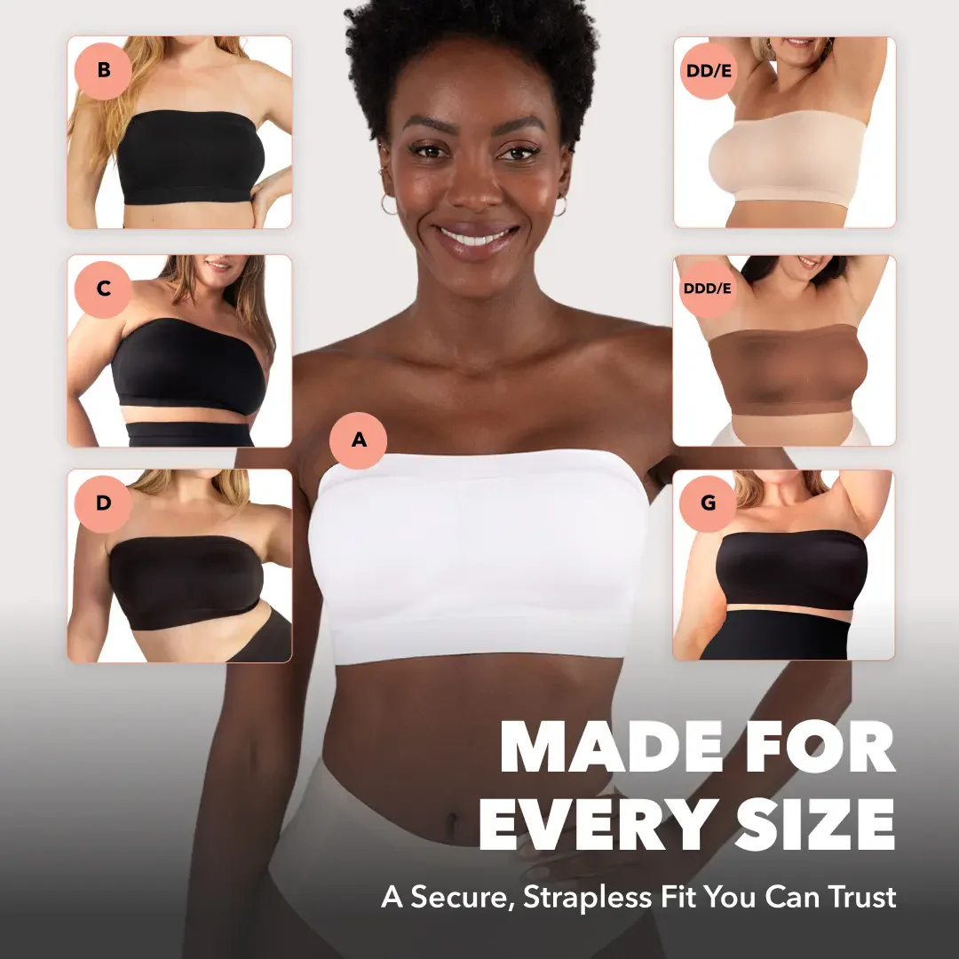 Strapless Convertible Bra Wireless Comfort Removable Straps - Image 7