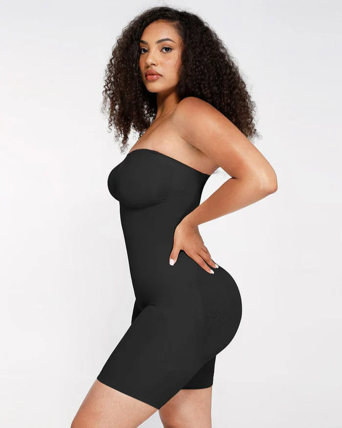 Strapless Slip Shapewear Bodysuit - Image 2