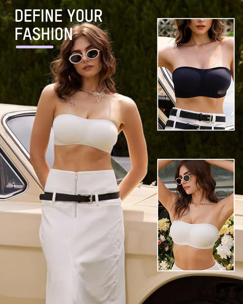 Strapless Wireless Padded Bandeau Bra - Image 6