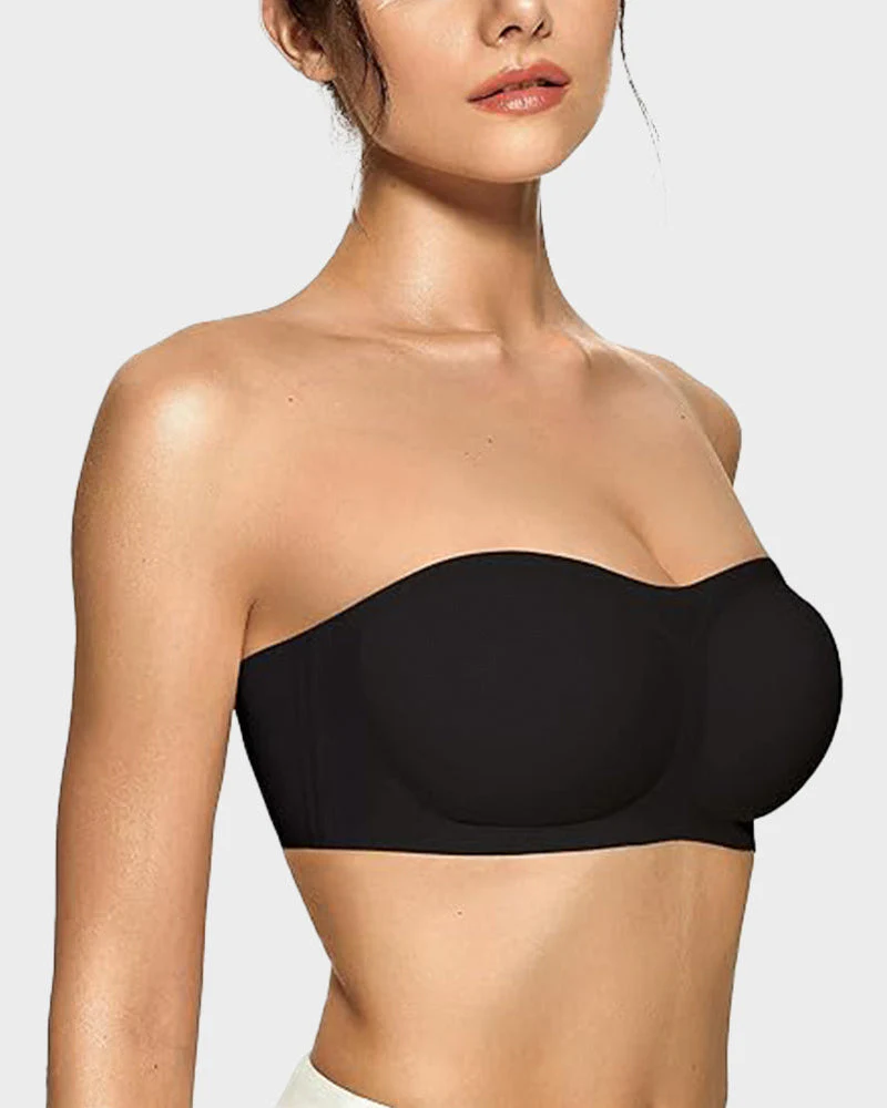 Strapless Wireless Padded Bandeau Bra - Image 7