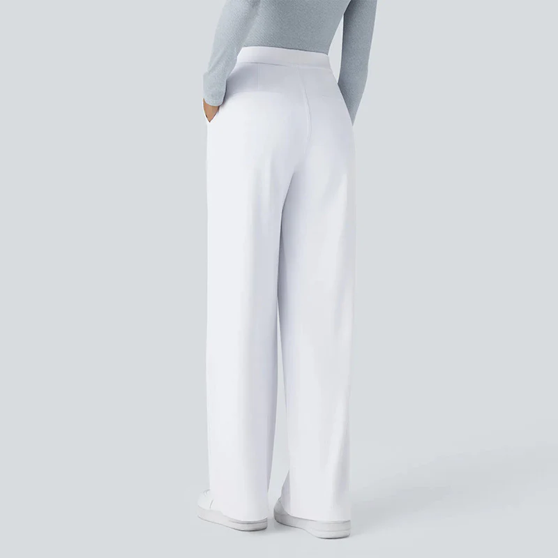 High-Waist Straight-Leg Work Pants Set - Image 15