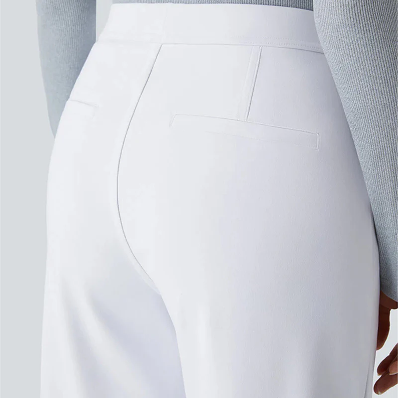 High-Waist Straight-Leg Work Pants Set - Image 17