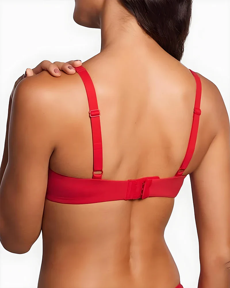 Underwire Support Seamless Unlined Balconette Bra - Image 15