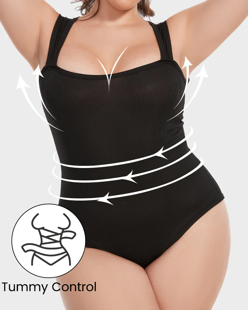 Sleeveless Tummy Control Tank Tops Bodysuits - Image 9
