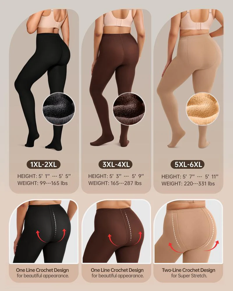 One-Seam Ultra-Soft Brushed Sheer Leggings - Image 4