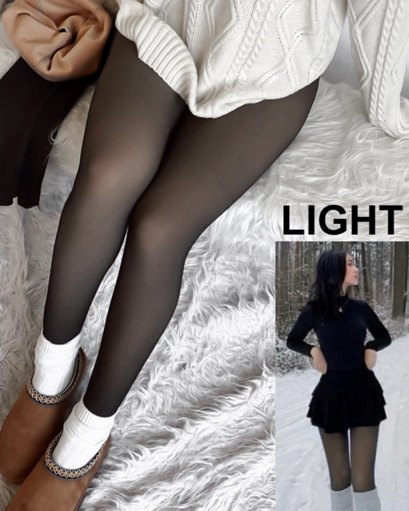 Translucent Fleece Lined Tights - Image 12