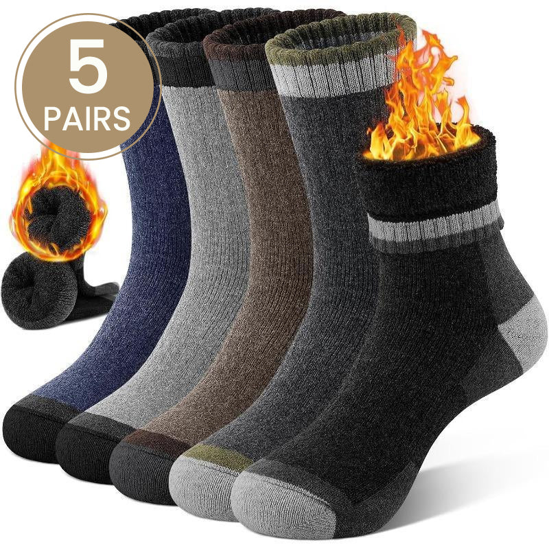 Warm Breathable Merino Wool Hiking Socks - Image 7