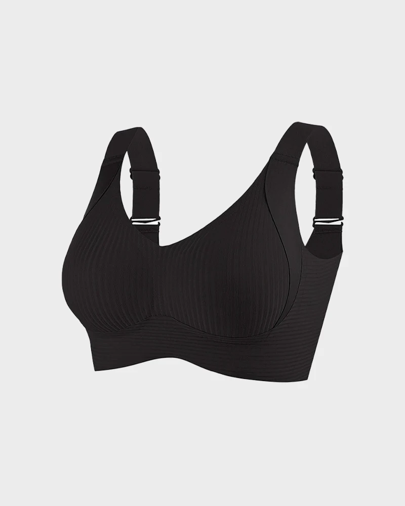 ️Women's Ribbed Push Up Adjustable Wireless Bra - Image 23