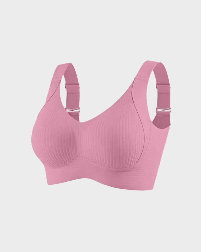 ️Women's Ribbed Push Up Adjustable Wireless Bra - Image 26
