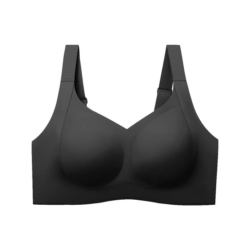 Wireless Push Up Jelly Bra V Neck Seamless Support Comfort - Image 11