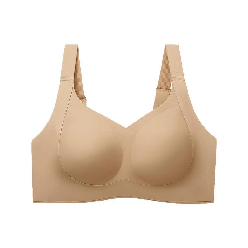 Wireless Push Up Jelly Bra V Neck Seamless Support Comfort - Image 9