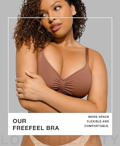 Women's Full Coverage Non-Padded Wireless Sculpt Bra - Image 12