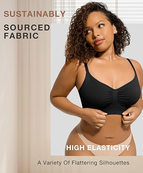 Women's Full Coverage Non-Padded Wireless Sculpt Bra - Image 15