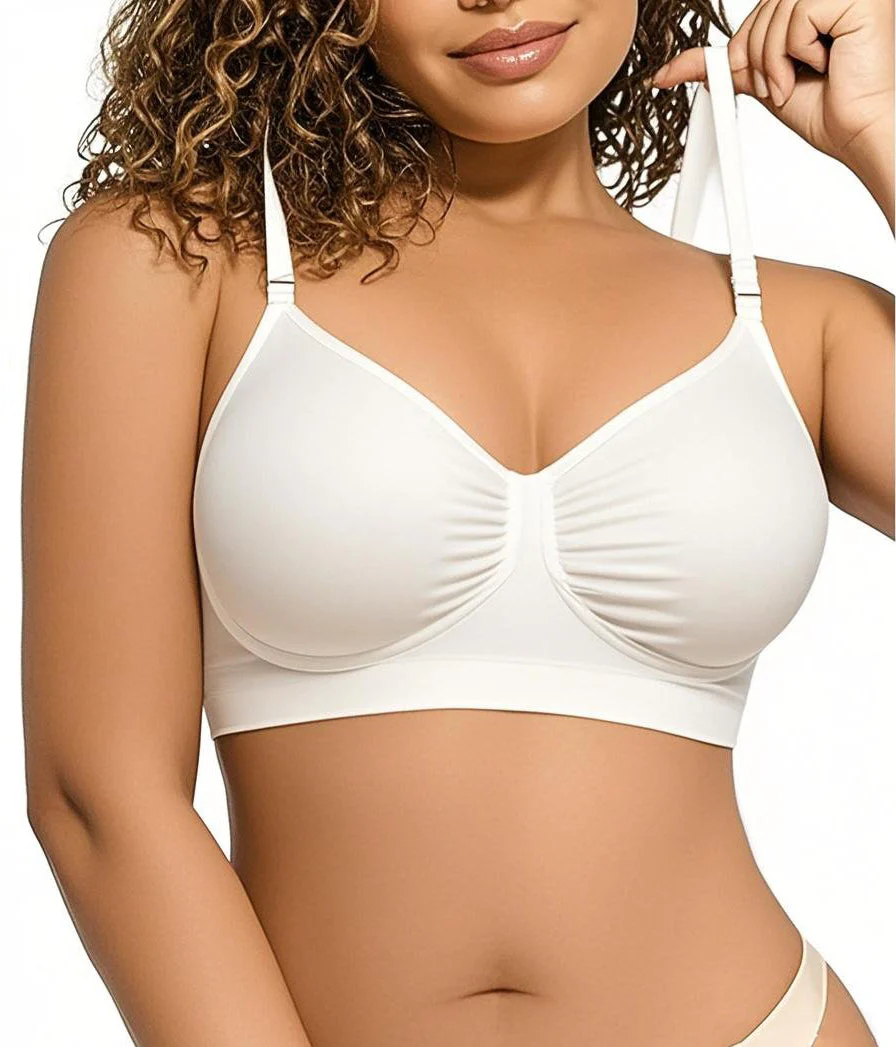 Women's Full Coverage Non-Padded Wireless Sculpt Bra - Image 17