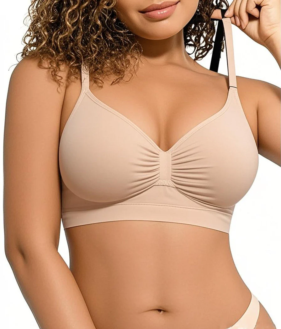 Women's Full Coverage Non-Padded Wireless Sculpt Bra - Image 19