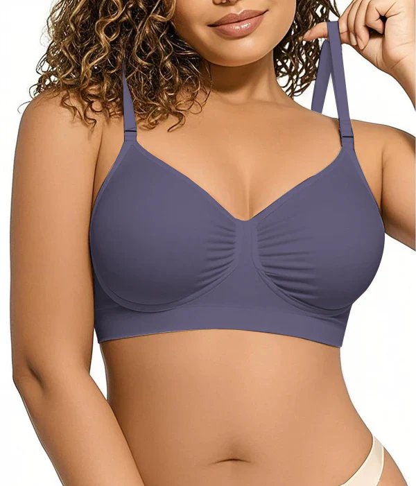 Women's Full Coverage Non-Padded Wireless Sculpt Bra - Image 23