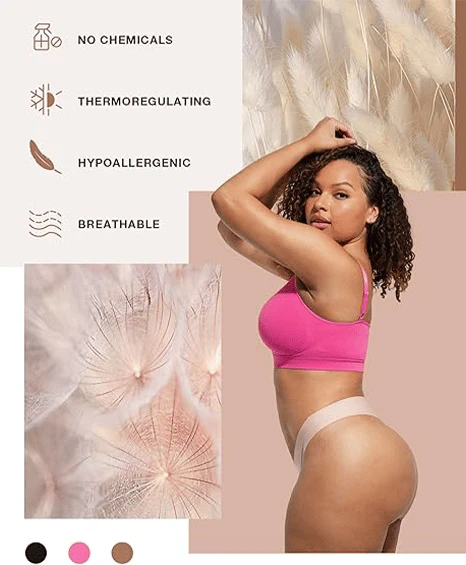 Women's Full Coverage Non-Padded Wireless Sculpt Bra - Image 5