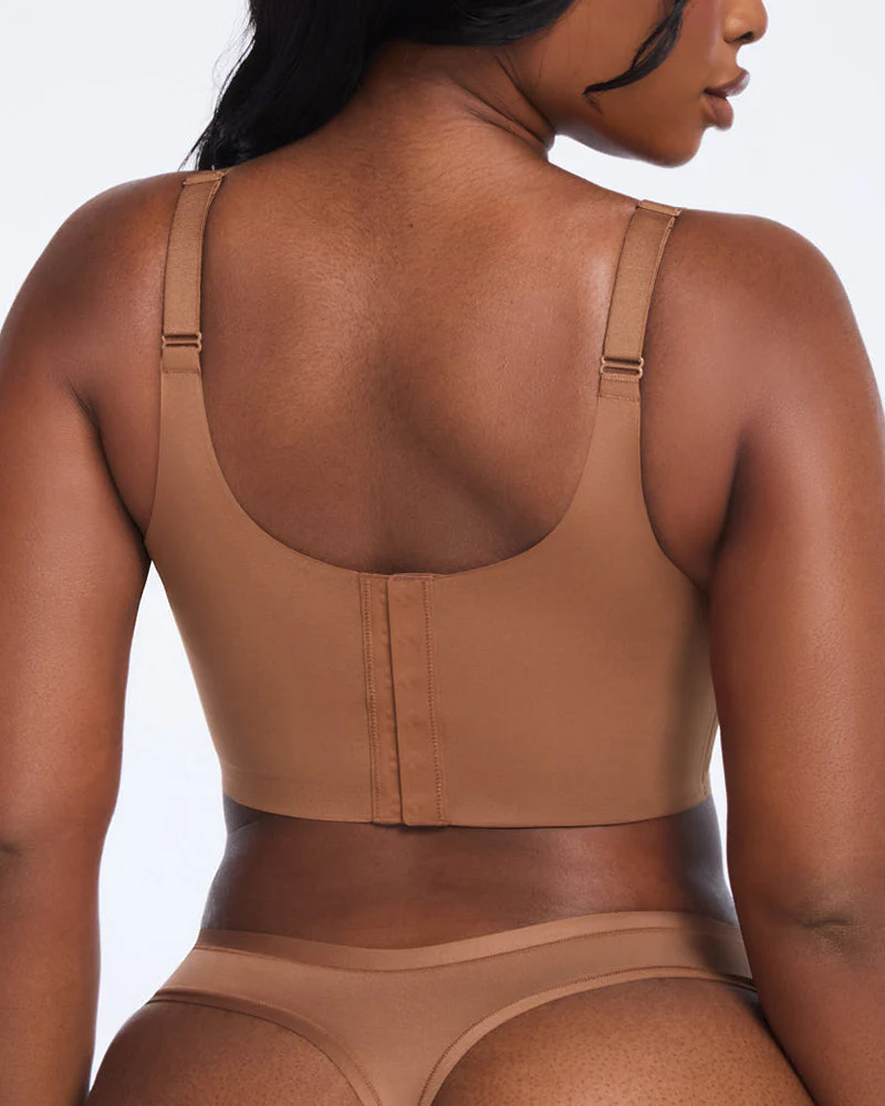Wireless V-Neck Back & Side Smoothing Bra - Image 16
