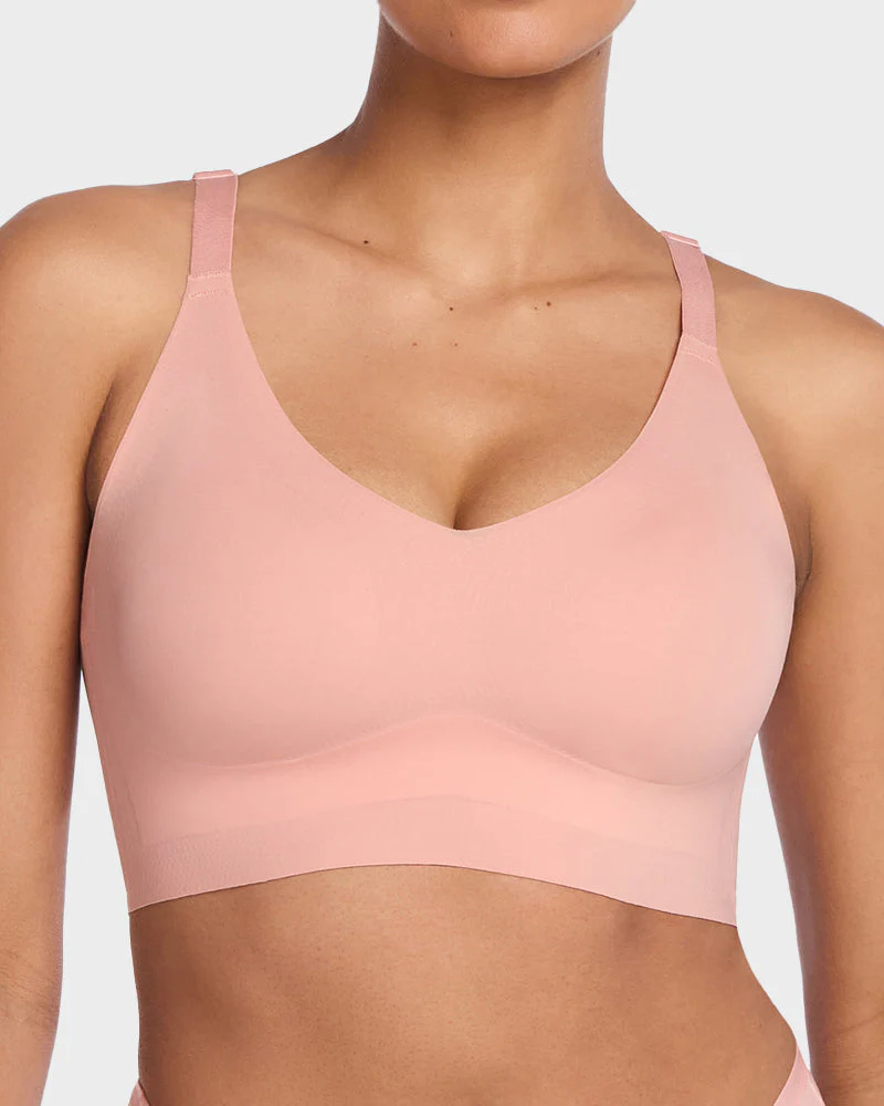 Wireless V-Neck Back & Side Smoothing Bra - Image 20