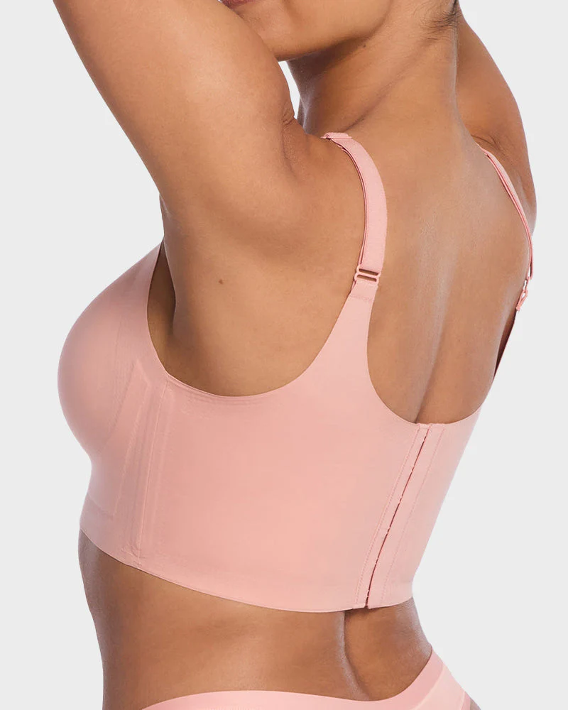 Wireless V-Neck Back & Side Smoothing Bra - Image 21