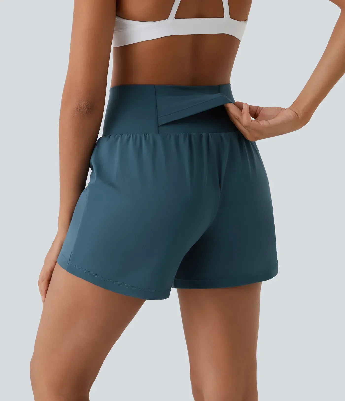 Woman's Super High Waisted Shorts - Image 3