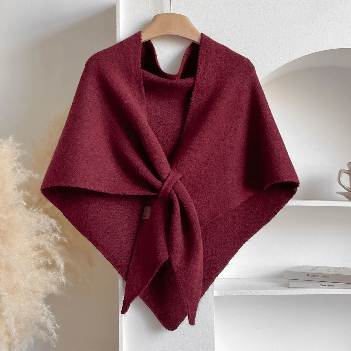 Women's Solid Color Scarf Casual Soft Comfortable Shawl for Daily Wear - Image 10