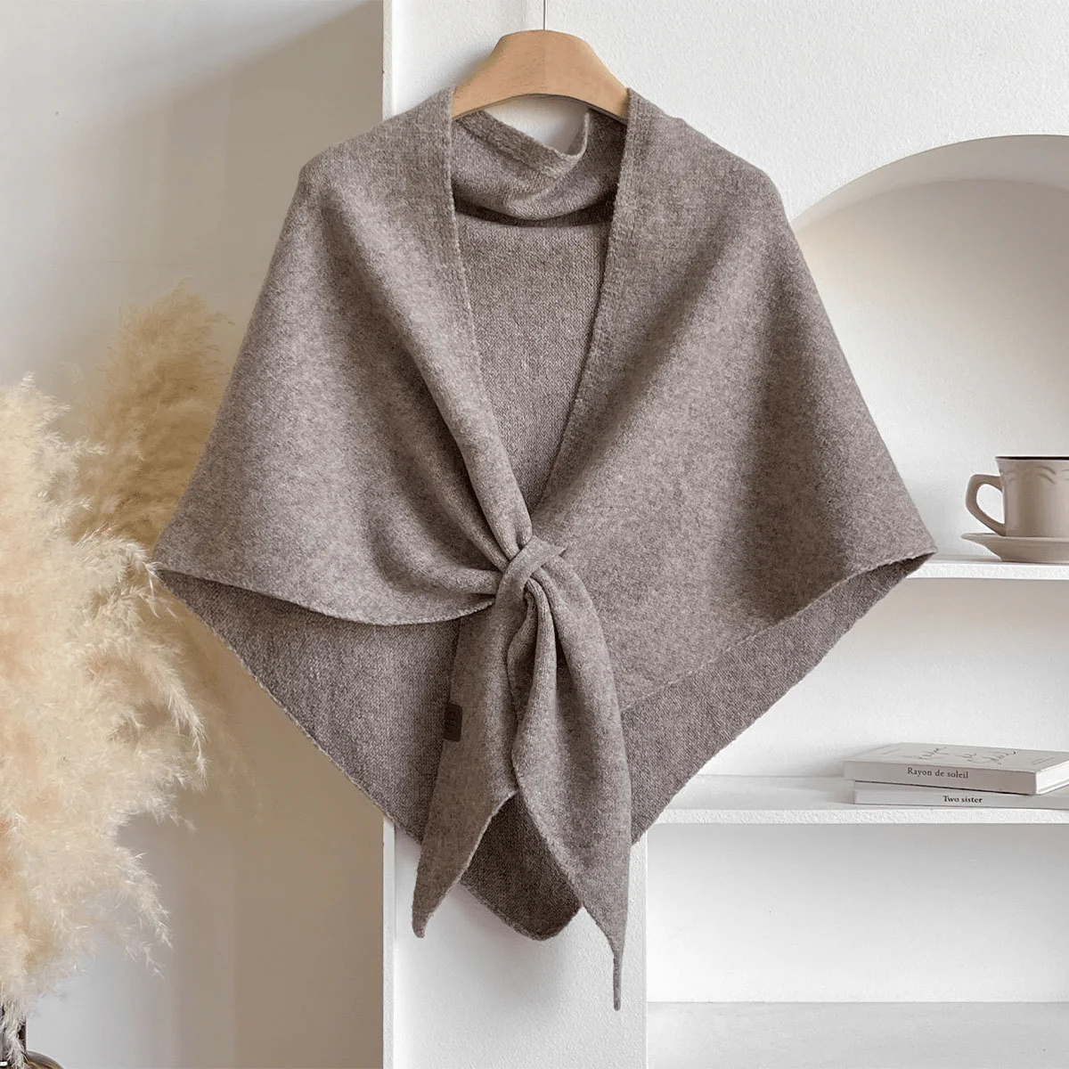 Women's Solid Color Scarf Casual Soft Comfortable Shawl for Daily Wear - Image 14