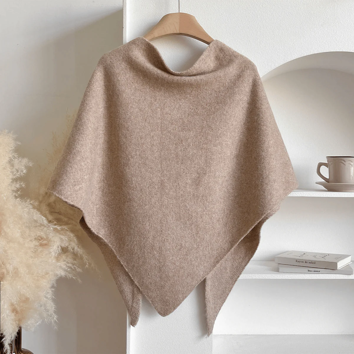 Women's Solid Color Scarf Casual Soft Comfortable Shawl for Daily Wear - Image 7