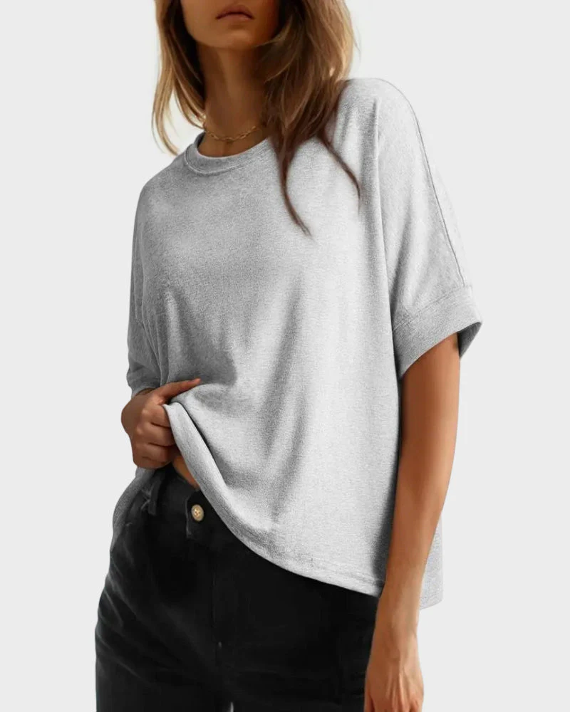 Women's Casual Oversized Tee Comfortable Soft Basic Top - Image 24