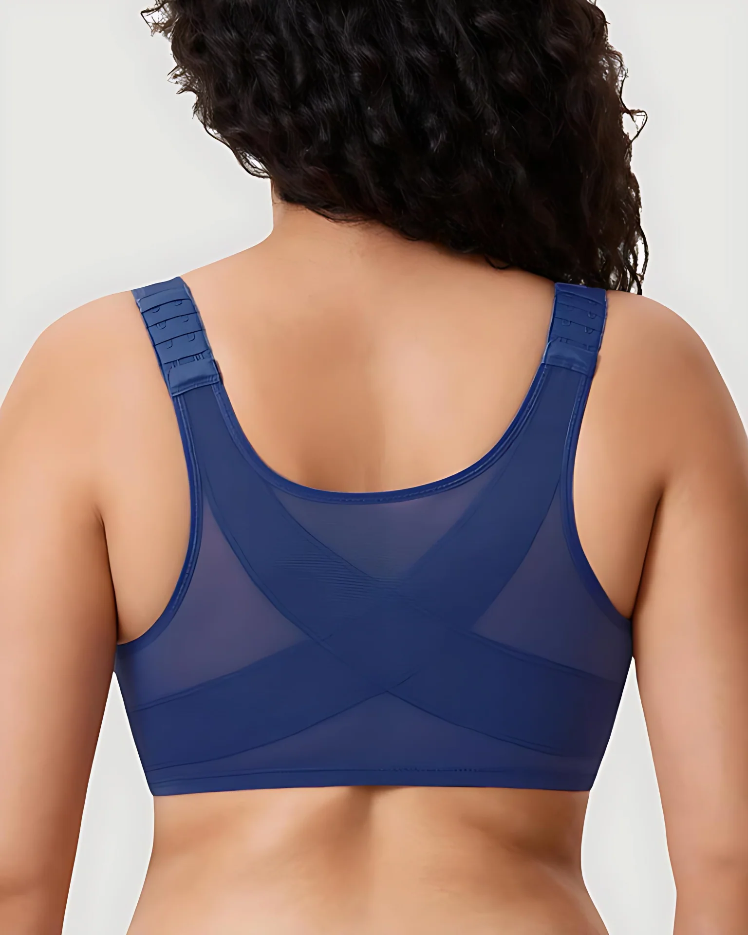 Women's Front Closure Bras Plus Size Underwire Unlined Back - Image 12
