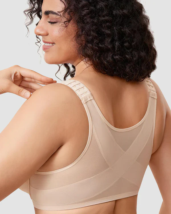 Women's Front Closure Bras Plus Size Underwire Unlined Back - Image 2