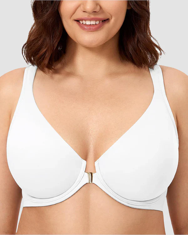 Women's Front Closure Bras Plus Size Underwire Unlined Back - Image 6