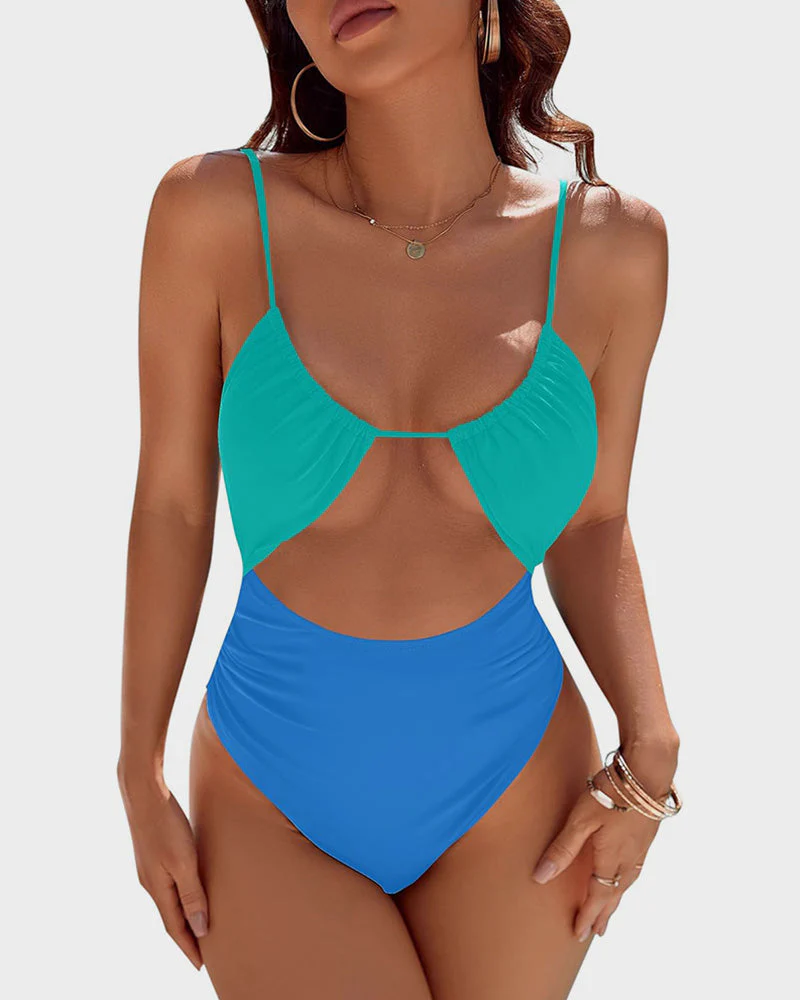 Women's One Piece Flattering Cheeky High Cut Out Cute Swimsuit - Image 29