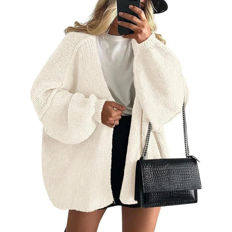 Women's Oversized Cardigan Sweater - Image 16