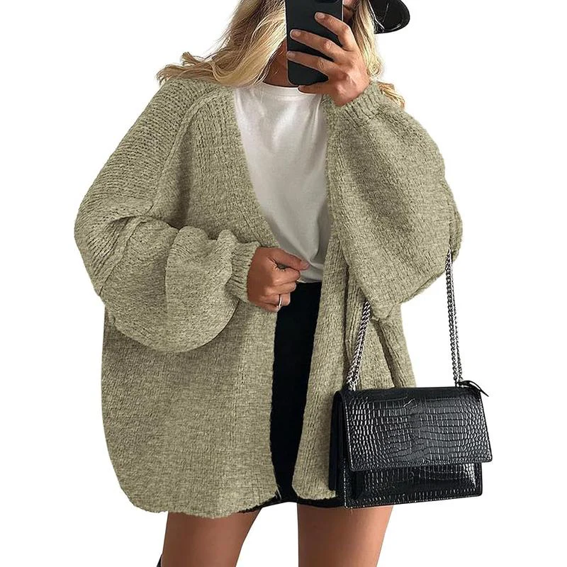 Women's Oversized Cardigan Sweater - Image 20