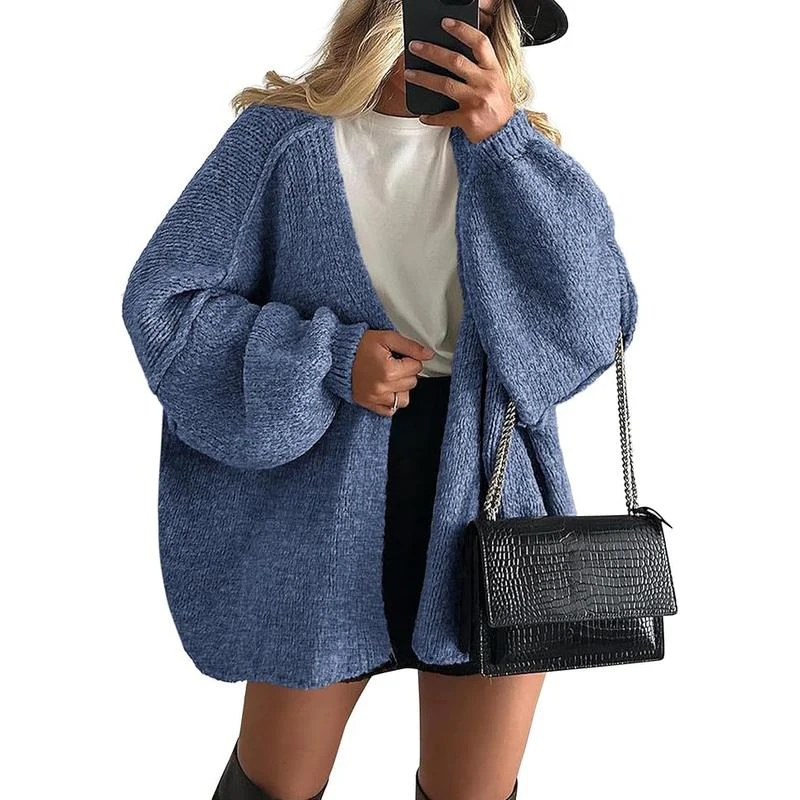 Women's Oversized Cardigan Sweater - Image 21