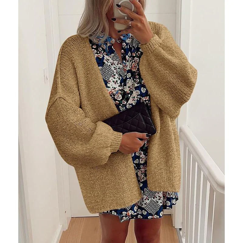 Women's Oversized Cardigan Sweater - Image 3