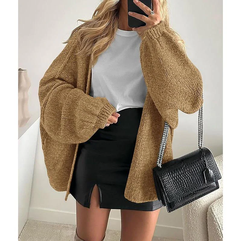 Women's Oversized Cardigan Sweater - Image 4