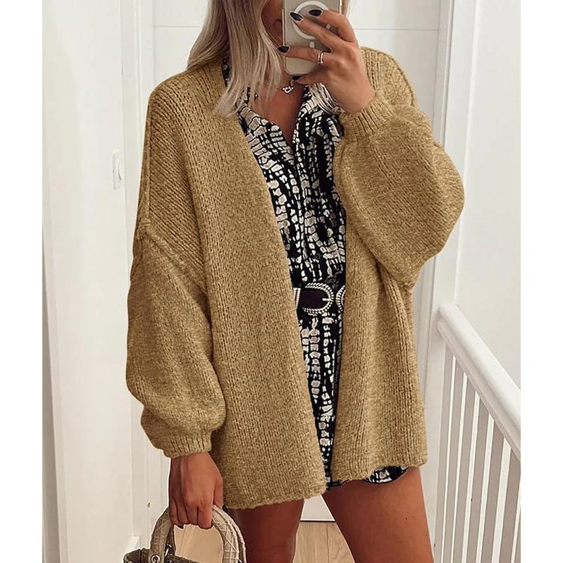Women's Oversized Cardigan Sweater - Image 6